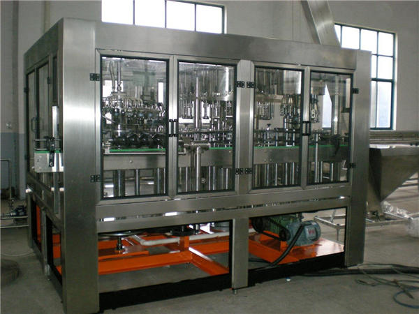 Mesin pangisi banyu botol kaca otomatis