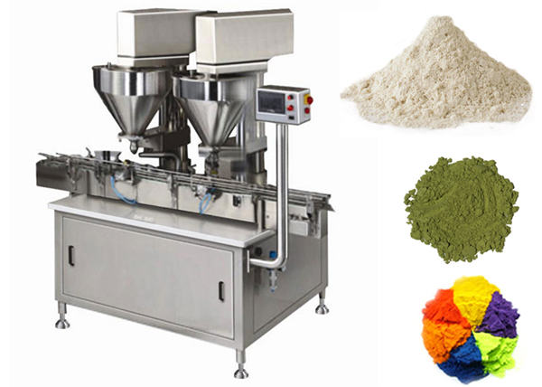 Mesin Pangisi Powder kanthi otomatis 2 Heads